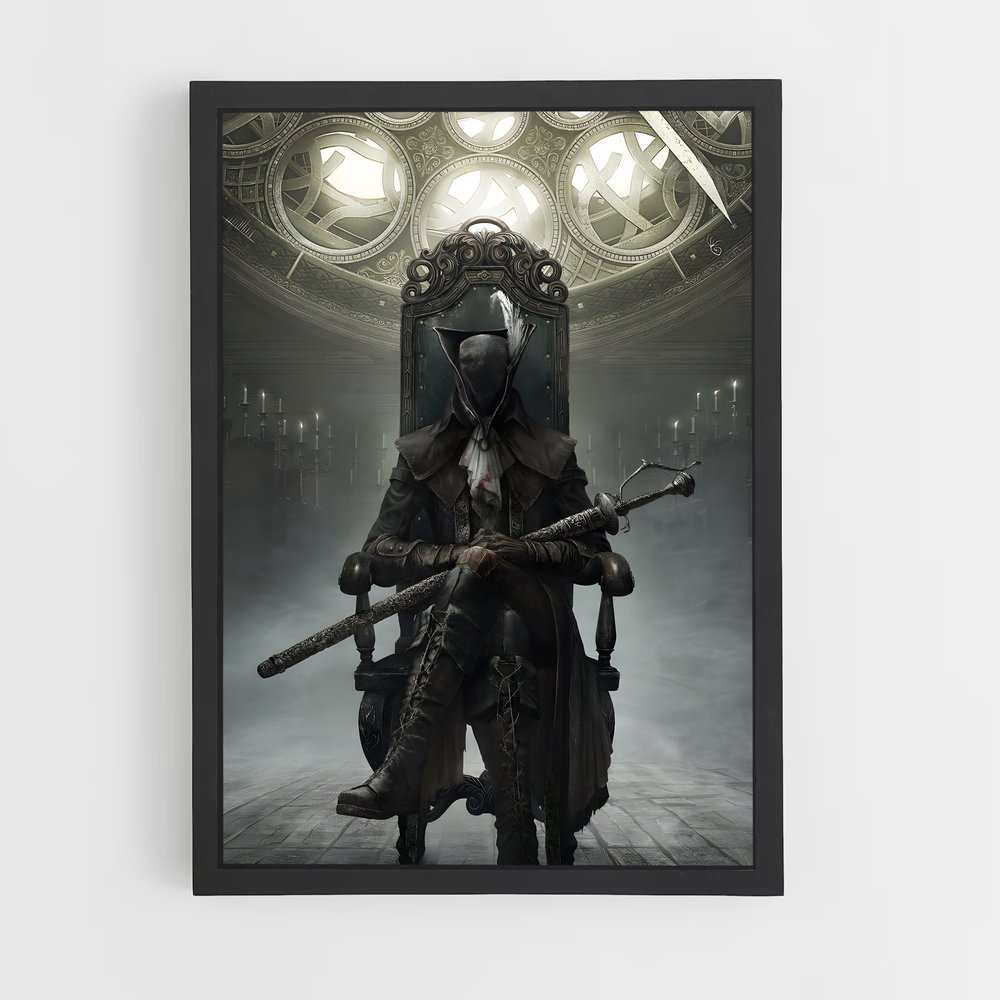 Poster L'Épée et le Costume – affiche Bloodborne (vue 2)